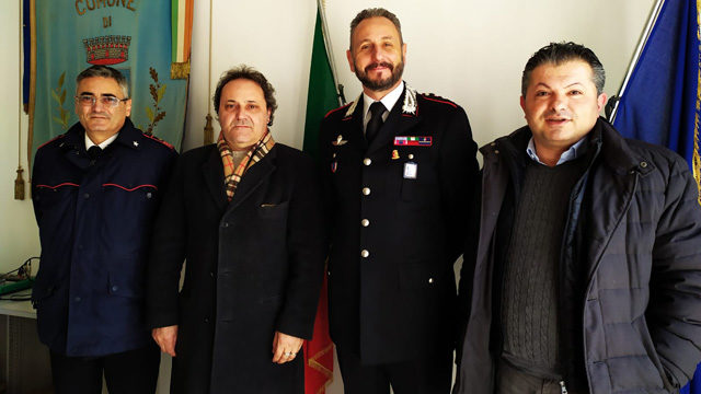 bonea il comandante provinciale dei carabinieri in visita al comune ntr24 tv news su cronaca politica economia sport cultura nel sannio